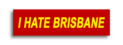 'I HATE ...' Footy Sticker
