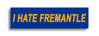 'I HATE ...' Footy Sticker