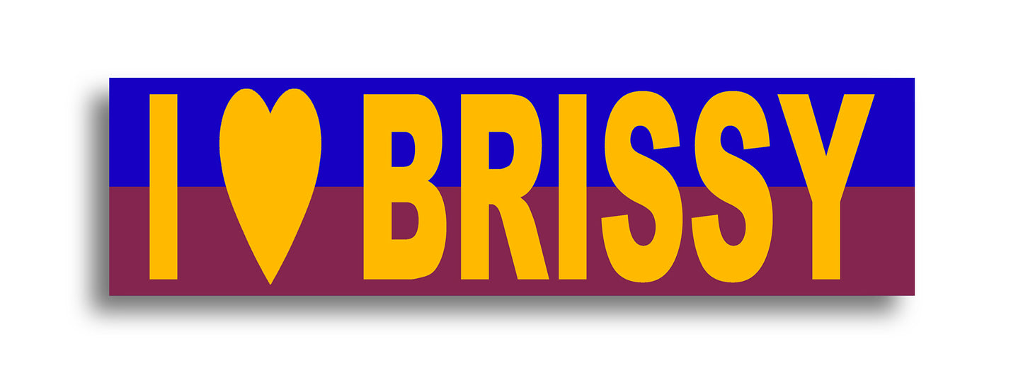 'I LOVE...' Footy Sticker