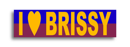 'I LOVE...' Footy Sticker