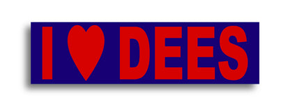 'I LOVE...' Footy Sticker