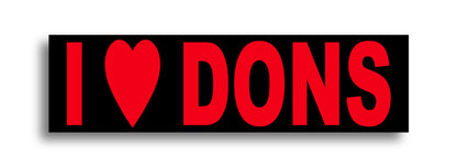 'I LOVE...' Footy Sticker