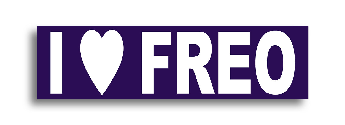 'I LOVE...' Footy Sticker