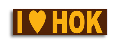 'I LOVE...' Footy Sticker