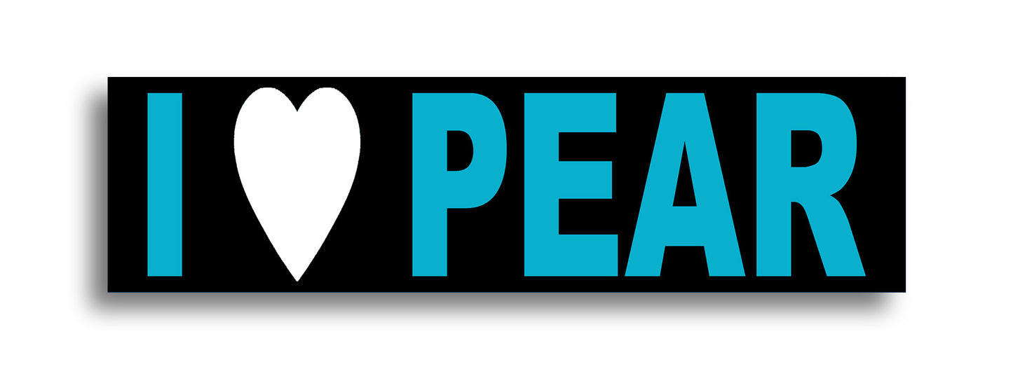 'I LOVE...' Footy Sticker