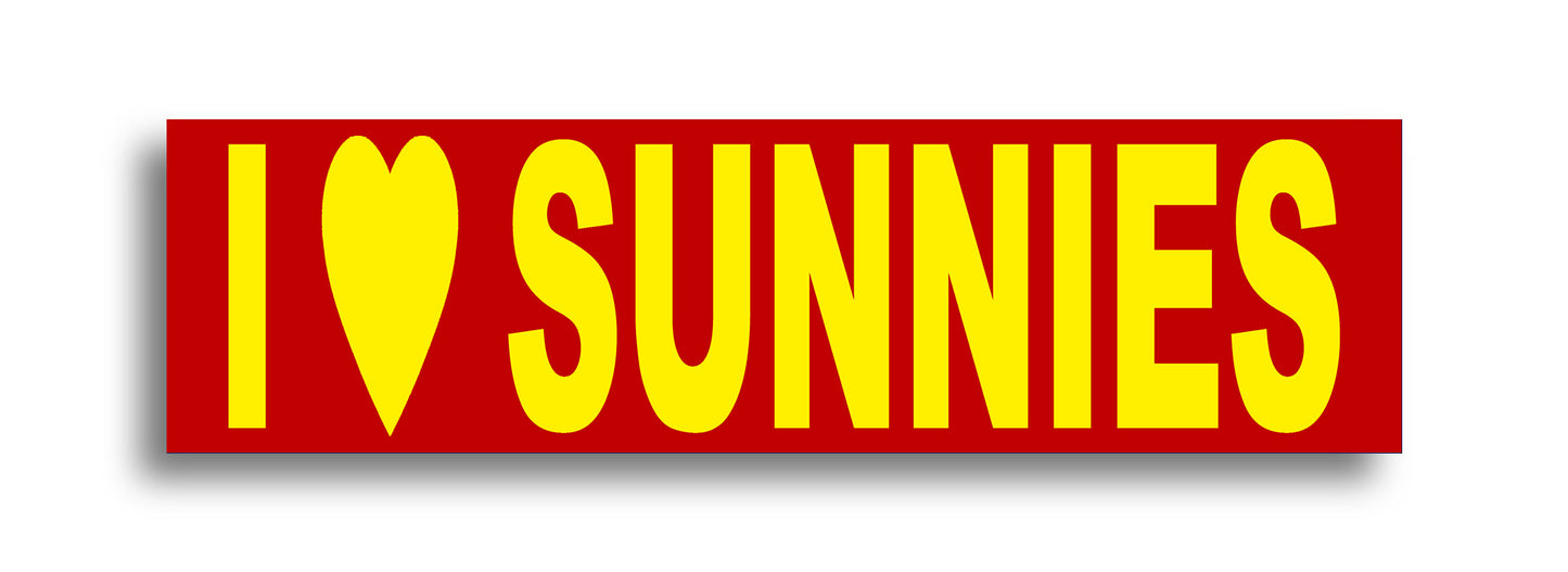 'I LOVE...' Footy Sticker