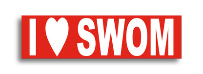 'I LOVE...' Footy Sticker