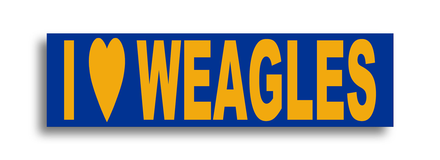 'I LOVE...' Footy Sticker