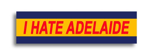 'I HATE ...' Footy Sticker