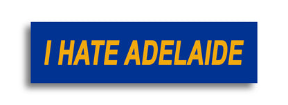 'I HATE ...' Footy Sticker