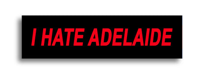 'I HATE ...' Footy Sticker