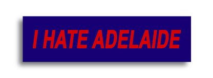 'I HATE ...' Footy Sticker