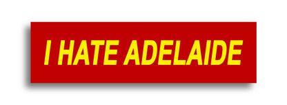 'I HATE ...' Footy Sticker
