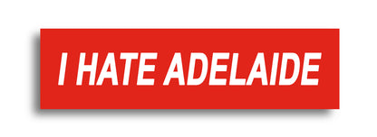 'I HATE ...' Footy Sticker