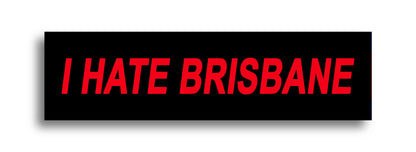 'I HATE ...' Footy Sticker