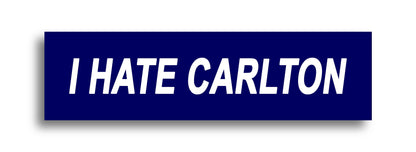 'I HATE ...' Footy Sticker