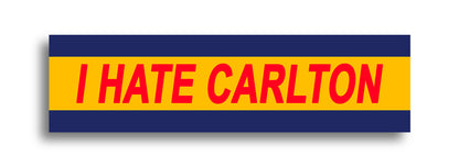 'I HATE ...' Footy Sticker