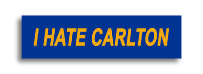 'I HATE ...' Footy Sticker