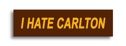 'I HATE ...' Footy Sticker