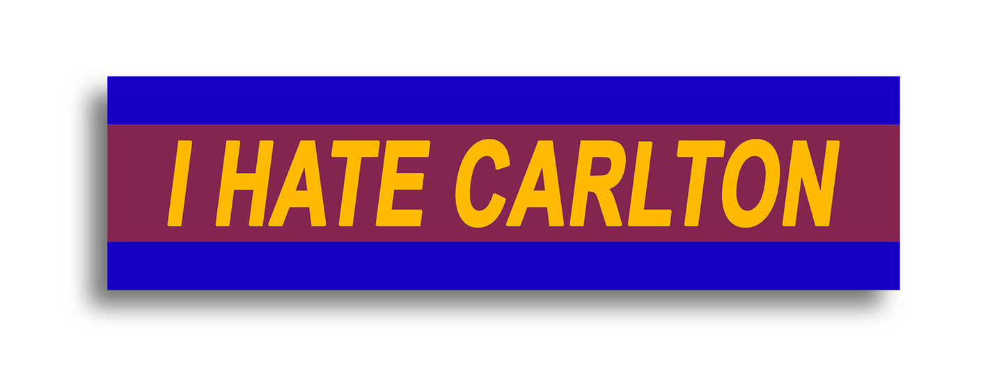 'I HATE ...' Footy Sticker