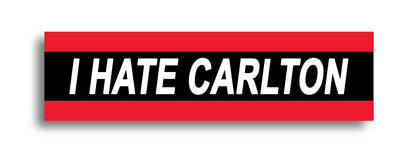 'I HATE ...' Footy Sticker