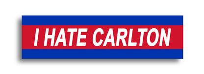 'I HATE ...' Footy Sticker