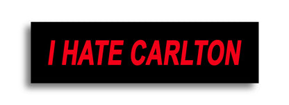 'I HATE ...' Footy Sticker