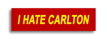 'I HATE ...' Footy Sticker