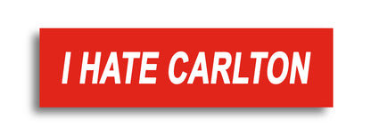 'I HATE ...' Footy Sticker