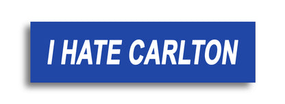 'I HATE ...' Footy Sticker