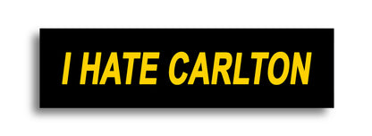 'I HATE ...' Footy Sticker