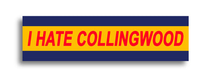 'I HATE ...' Footy Sticker