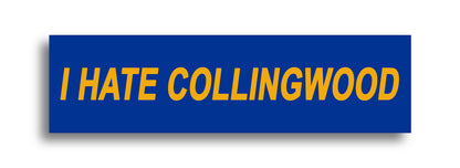 'I HATE ...' Footy Sticker