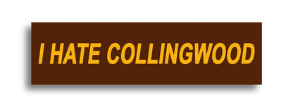 'I HATE ...' Footy Sticker