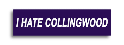 'I HATE ...' Footy Sticker