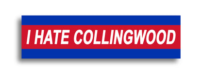 'I HATE ...' Footy Sticker