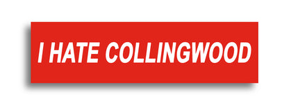 'I HATE ...' Footy Sticker