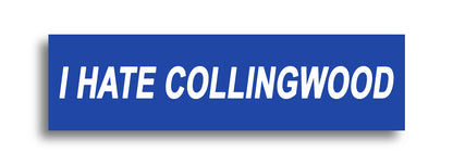 'I HATE ...' Footy Sticker