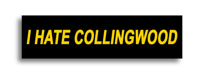 'I HATE ...' Footy Sticker