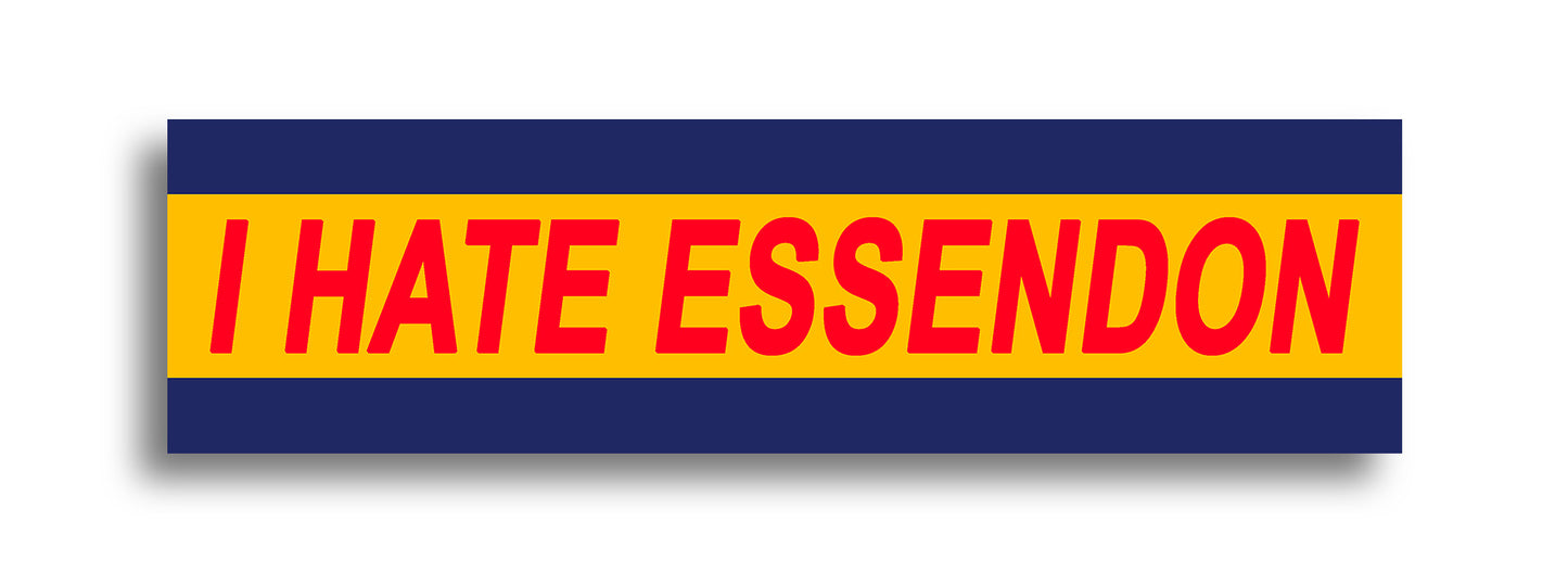 'I HATE ...' Footy Sticker