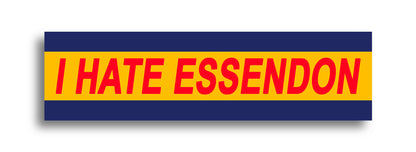 'I HATE ...' Footy Sticker