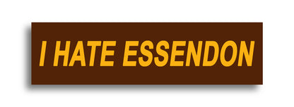 'I HATE ...' Footy Sticker