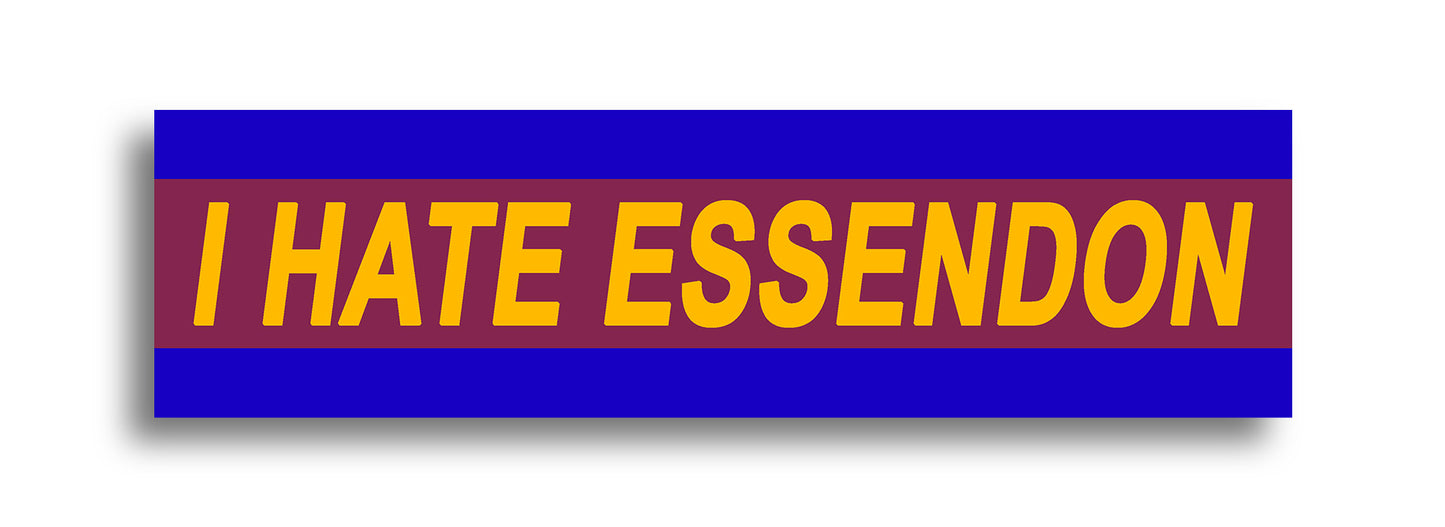 'I HATE ...' Footy Sticker