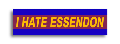 'I HATE ...' Footy Sticker