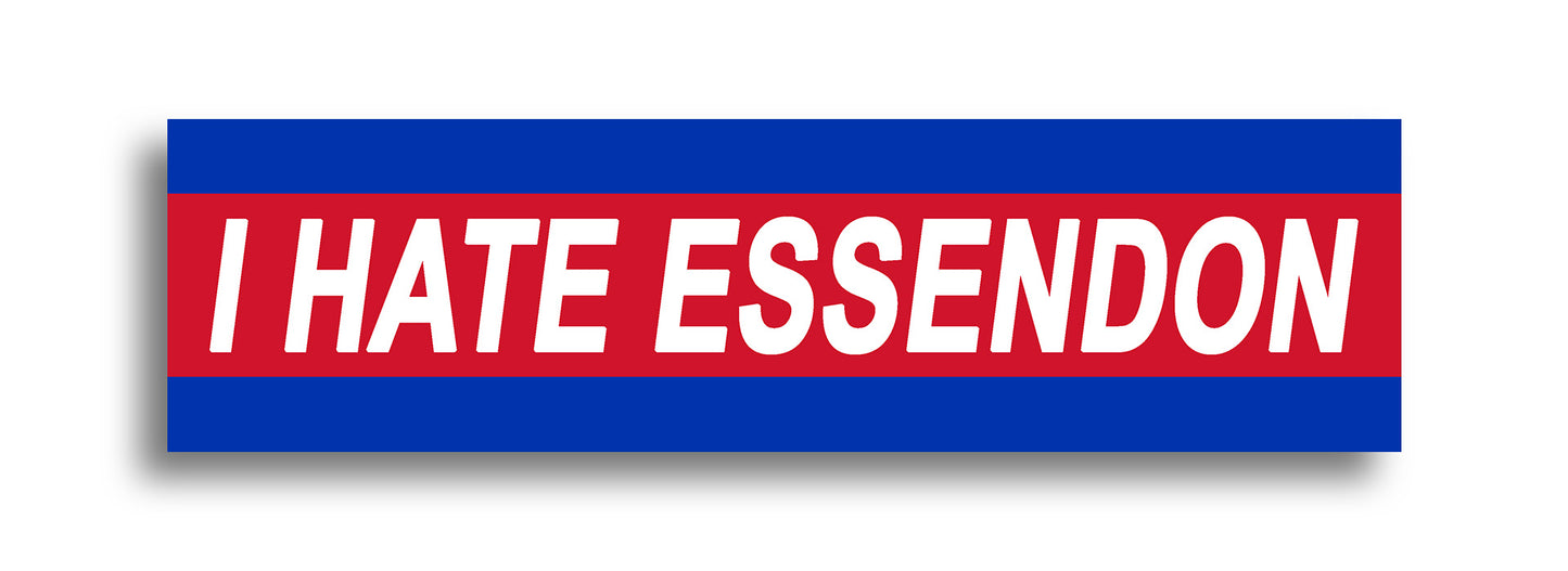 'I HATE ...' Footy Sticker