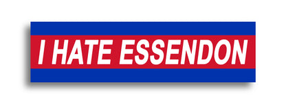 'I HATE ...' Footy Sticker