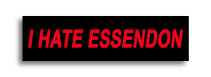 'I HATE ...' Footy Sticker