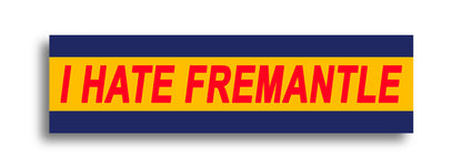 'I HATE ...' Footy Sticker