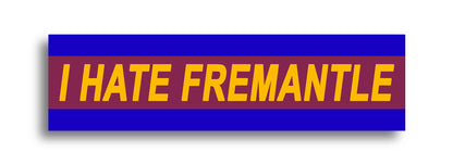 'I HATE ...' Footy Sticker