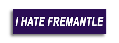 'I HATE ...' Footy Sticker